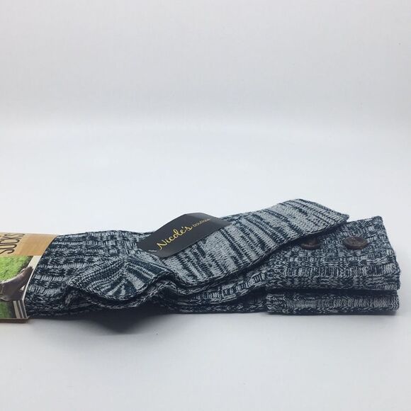 NWT Heathered one size acrylic tall boot socks by Nicole's Boutique - Picture 11 of 11